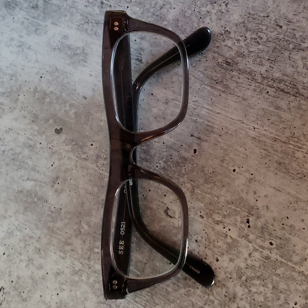 SEE Eyewear. Great classic style. Charcoal grey crystal.
